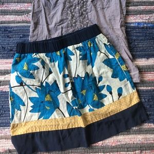 NWOT Vintage Floral Mini Skirt